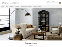 Tablet Screenshot of novaofcalifornia.com